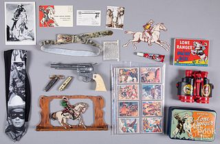 Group of Lone Ranger collectibles