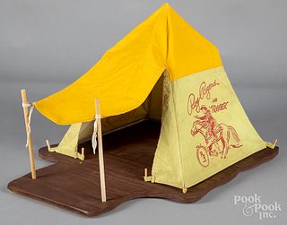 Scarce Roy Rogers store display sample tent