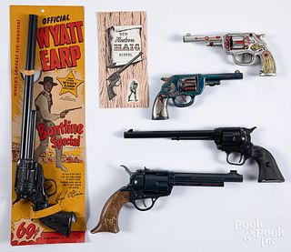 Group of toys guns
