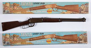 Peter Brown and Johnny McKay Daisy toy rifle