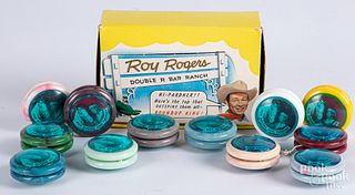 Boxed case of Roy Rogers yo-yo's