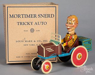 Marx lithograph wind-up Mortimer Snerd Tricky Aut