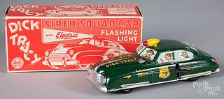 Marx tin lithograph wind-up Dick Tracy Siren Car
