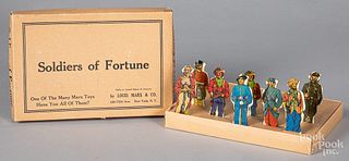 Boxed Marx tin lithograph Soldiers of Fortune