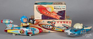 Two Chinese boxed space toys