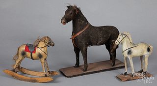 Two horse pull toys