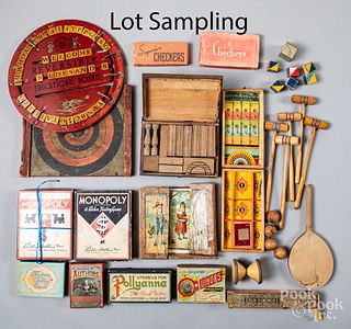 Group of miscellaneous toys and games