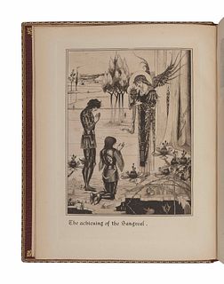 BEARDSLEY, Aubrey (1872-1898), illustrator. -- MALORY, Thomas, Sir (fl 1470). [Le Morte d'Arthur]. The Birth Life and Acts of King Arthur of his Noble