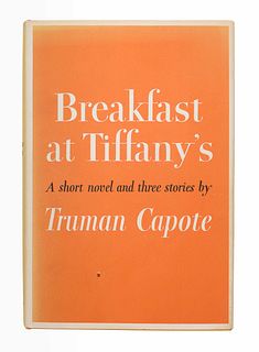 CAPOTE, Truman (1924-1984). Breakfast at Tiffany's. New York: Random House, 1958.