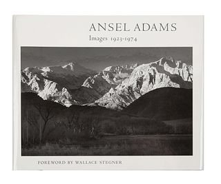 [FINE PRESS & LIVRE D'ARTISTE]. -- ADAMS, Ansel (1902-1984). Images 1923-1974. Boston: New York Graphic Society, 1974.
