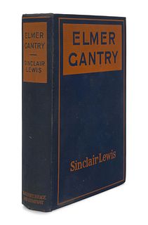 LEWIS, Sinclair (1885-1951). Elmer Gantry. New York: Harcourt, Brace and Company, 1927.