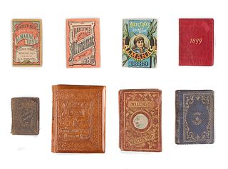 [MINIATURE BOOKS]. A group of 8 miniature books, comprising: