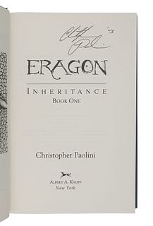 PAOLINI, Christopher. Eragon. Inheritance. Book One. New York: Alfred A. Knopf, 2003.