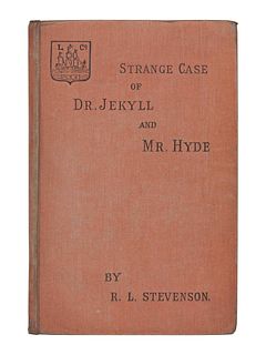 STEVENSON, Robert Louis (1850-1894). Strange Case of Dr Jekyll and Mr Hyde. Longmans, Green, and Co., 1886.