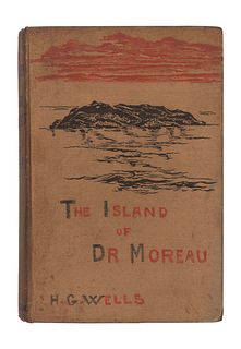 WELLS, H.G. (1866-1946). The Island of Doctor Moreau. London: William Heinemann, 1896.