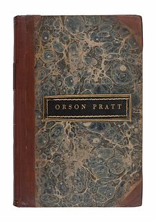 [MORMONISM]. [PRATT, Orson (1811-1881), his copy]. The Latter-Day Saints Millennial Star, Volume I. Manchester: W. Shackleton & Son, 1841. 