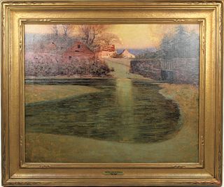 Birge Harrison  (1854 - 1929) American, Oil on C