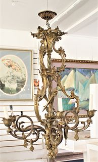 Late 19th Century French Rococo Chandelier