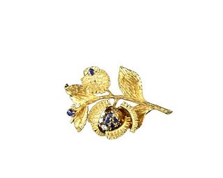 Tiffany & Co 18K Yellow Gold Brooch