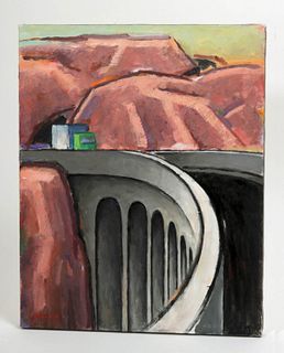 L. Dennis Painting - "Bridge 2" - 2010