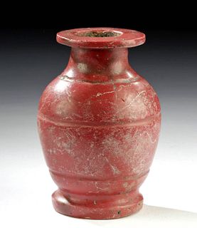Early Romano-Egyptian Paste Glass Kohl Vessel