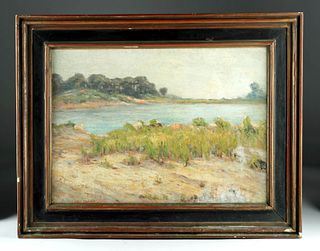 Signed 19th C. European Impressionist Painting - Bradly