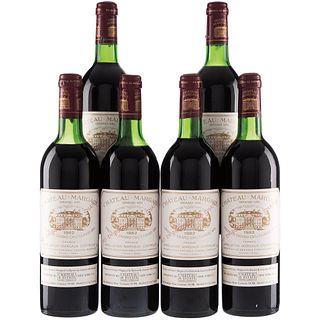 Château Margaux. Cosecha 1982. Grand Vin.  Premier Grand Cru Classé. Margaux. Piezas: 6.
