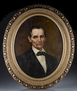 William Morris Hunt portrait of Abraham Lincoln