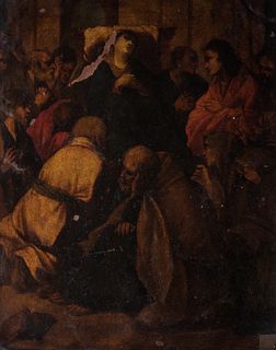 Cerchia di Carlo Saraceni (Venezia 1579 - 1620) - Death of the Virgin