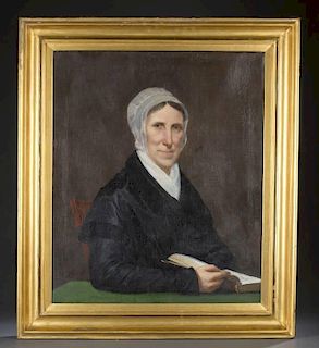 Early 19th Century Portrait of a Peasant Woman o/c