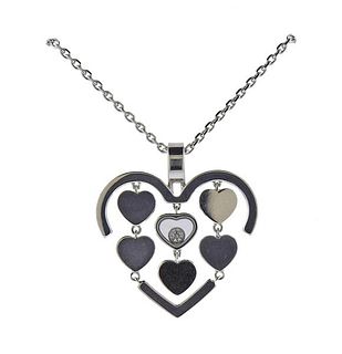 Chopard Happy Amore 18K Gold Diamond Heart Necklace