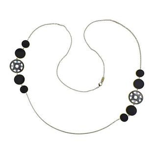 Ippolita Rock Candy Shell Onyx 18k Gold Necklace