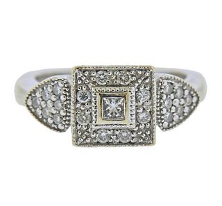 18K Gold Charriol Diamond Ring
