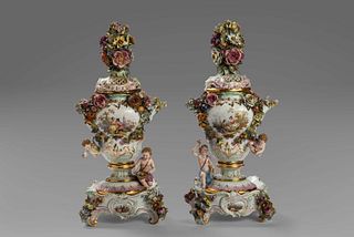 Pair of vases Meissen, late 18th century