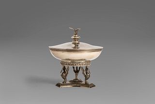 Centerpiece in 800 silver, Germany, 20th century