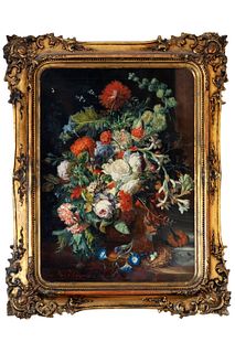Da Jan Van Huysum, secolo XIX - Flowerpot