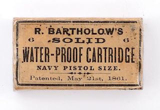 R.Bartholow's Solid Water-Proof Cartridges 