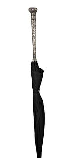 Sterling Silver Parasol Handled Umbrella