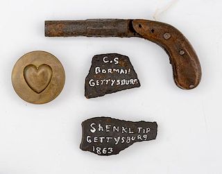 Relic Lot Including a Boot Pistol 