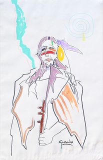 Geronimo Mark (c 1995) San Antonio, Painting