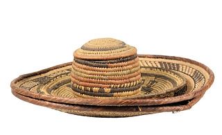 (4) Native American, Southwestern Woven Baskets