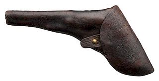 Leather Military Flap Holster for Colt Model 1851 Navy Percussion Revolver 