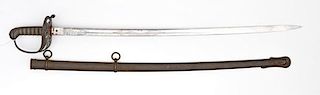US Civil War Non-Regulation Cavalry Sword 