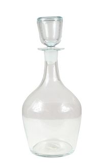 Glass Decanter with Hollow Stopper