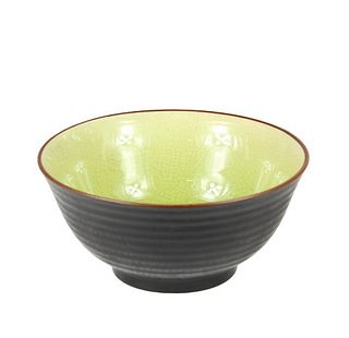 Chinese bowl with Dark Exterior Glaze