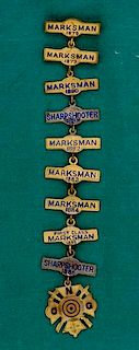 Connecticut National Guard Marksmanship Ladder Badge 