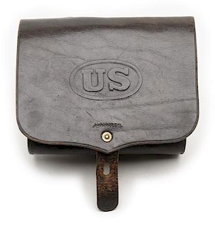 No. 1 Hagner Leather U.S. Cartridge Pouch 