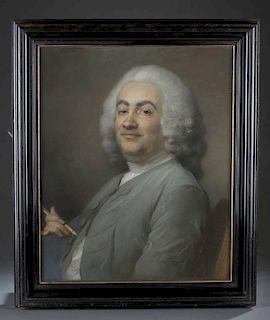 J. Wells Champney; Portrait of an 18th century man