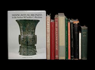 [JADES AND BRONZES] A group of important reference books about Chinese jades and bronzes, comprising: