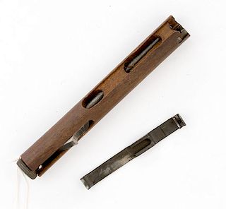 Model 1903 Springfield Rifle Wooden Holder with Bolt Spare Parts 